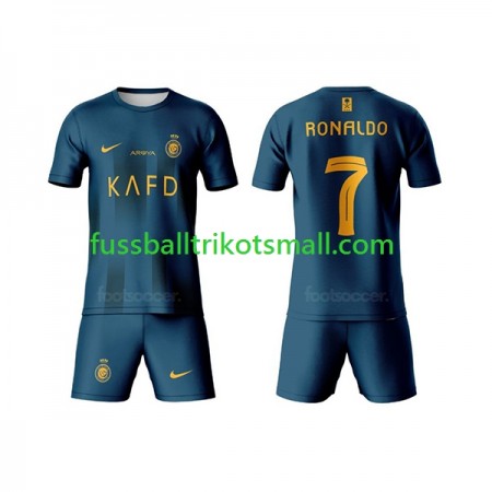 Fußballtrikots Al-Nassr Ronaldo 7 Kinder 2023-2024 Kurzarm Auswärts-trikot kaufen
